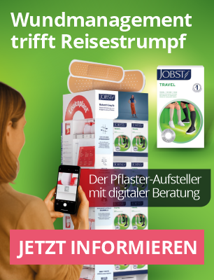 Aufsteller Leukoplast und Jobst