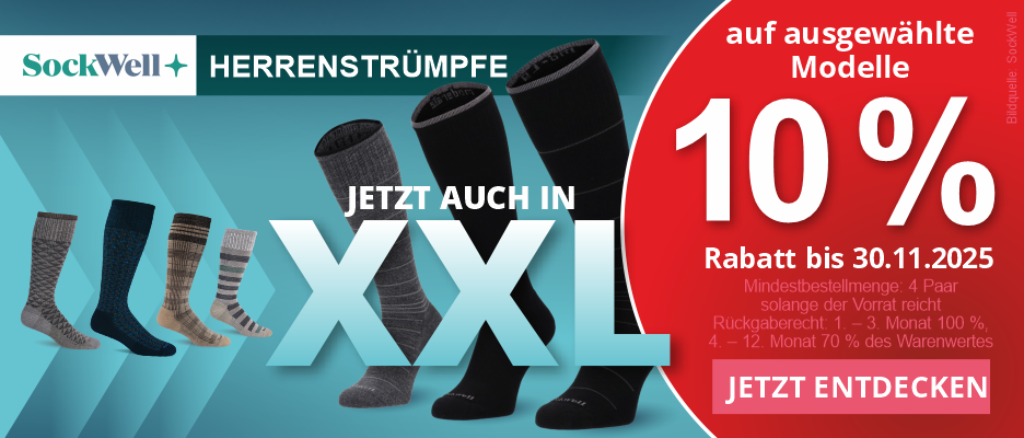 SockWell Herrentrümpfe + XXL November 25
